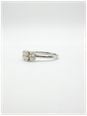 0.69ct Oval Natural Diamond Platinum Trilogy Ring SR150 - vue alternative 2