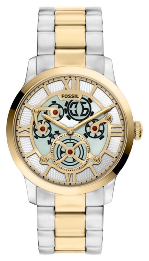 Fossil Townsman Big Tic 42 mm en acier inoxydable montre