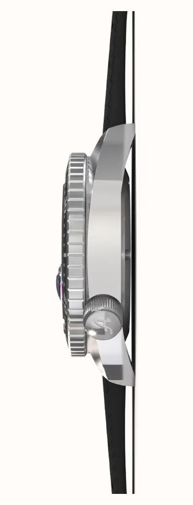 Allemano 1973 paarse haaienduiker gelimiteerde editie (42 mm) paarse wijzerplaat / zwarte rubberen band SH-A-1973-P-V-DP - alternatieve weergave 3