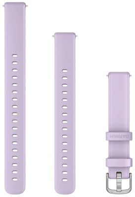 Garmin Lily® 2 Bands (14mm) Jasmine Silicone, Silver Hardware 010-13302-31