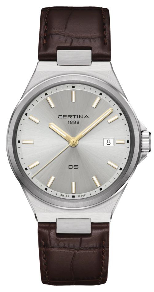 Certina Ã  quartz DS-7 (39 mm) cadran argentÃ© / montre