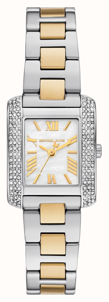 MICHAEL KORS Two-tone Silver Gold Watch Mother of Pearl Face Michael Kors Lauryn Quartz White Mother of Pearl Dial Ladies  main image 2