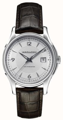 Hamilton Jazzmaster Viewmatic Automatic (40mm) Silver Dial / Brown Leather Strap H32515555