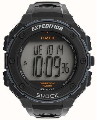 Timex Мужские прочные цифровые часы | черный ремешок TW4B24000