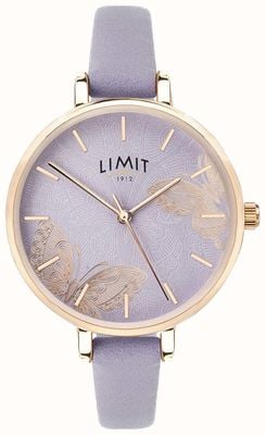 Limit | damski zegarek z sekretnym ogrodem | fioletowy motyl tarcza | 60015.73