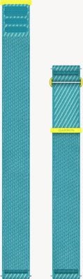 Garmin Cinturini a sgancio rapido (22 mm) in tessuto comfortfit giallo/turchese - solo cinturino 010-14400-07