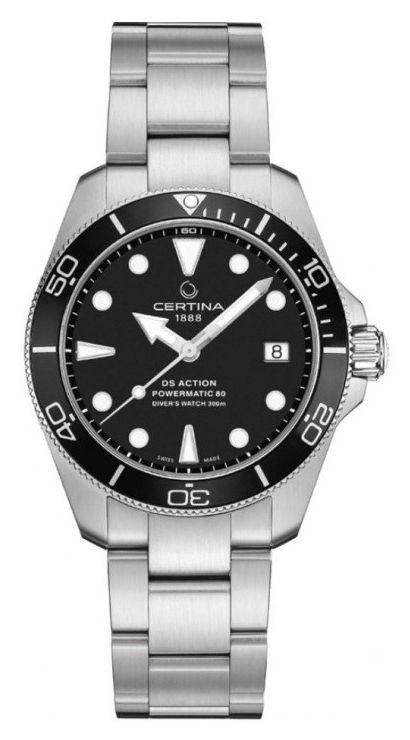 Certina Plongeur d'action DS | 38mm | powermatic 80 | acier montre