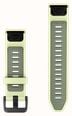 Garmin QuickFit Bands (20mm) Citron/Willow Silicone with Black Hardware - Strap Only 010-14506-01 - alternate view 2
