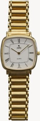 Pre-owned Arpas 14k Yellow Gold Quartz Dress Watch J30228