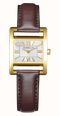Herbelin Ve Avenue (19 x 23.4mm) Silver Guilloché Dial / Bordeaux Leather Strap 17537P08BU