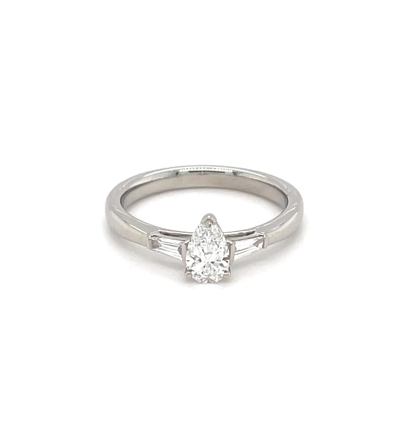 Ct D VS1 0.55ct Total Pear Baguette 3 Jewellery - GEMEX - Modalova
