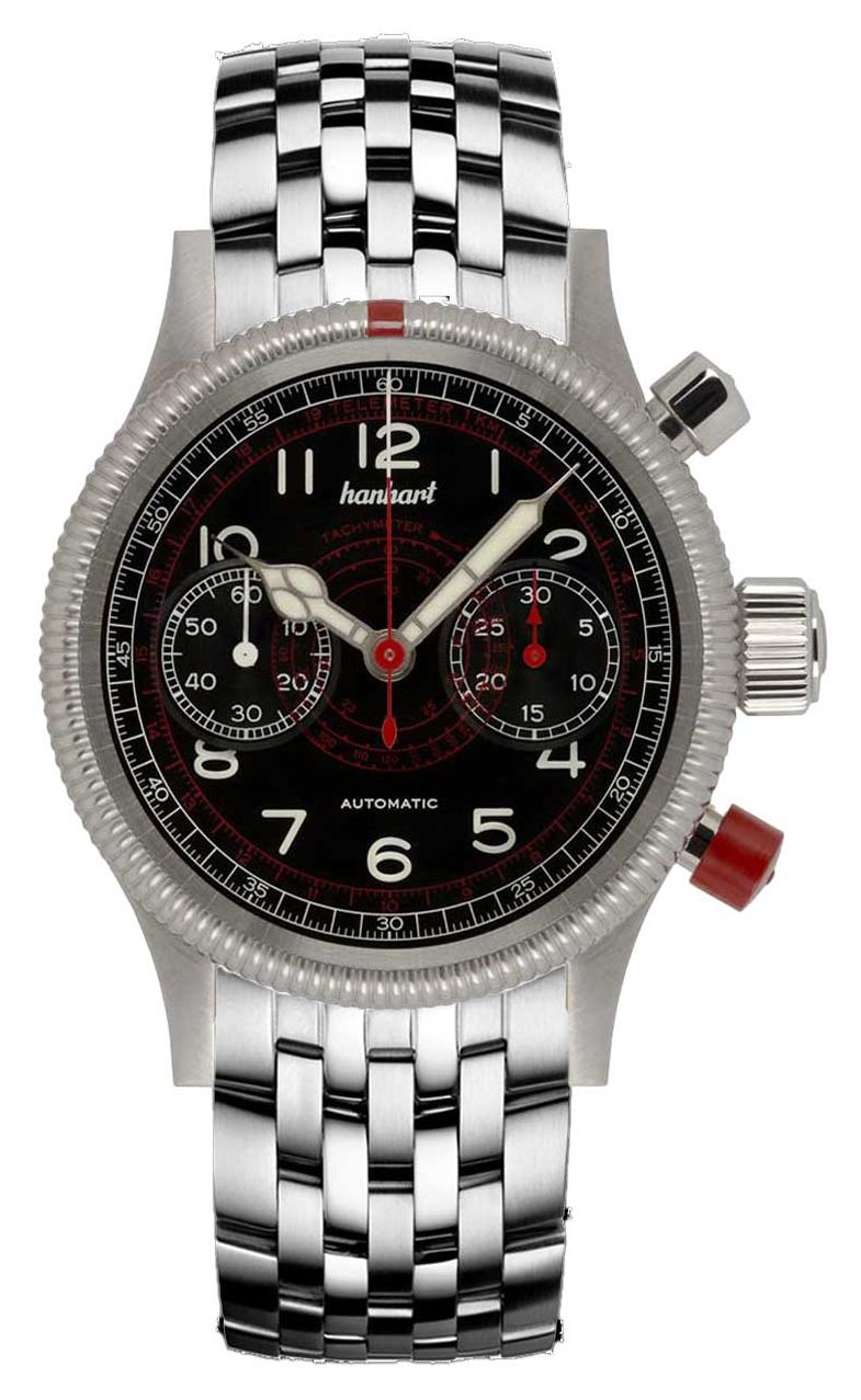 Hanhart tachytÃ©lÃ© automatique Pioneer (40 mm), montre