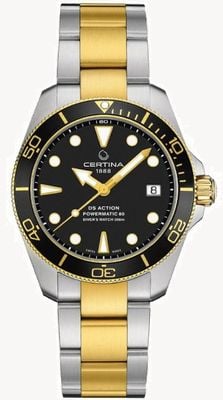 Certina DS ACTION Diver | 38MM | Powermatic 80 | Two Tone C0328072205100