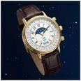 Timex Reissue 1990 Moon Phase 37mm White Dial Leather Mens Quartz TW2Y99000 - vista alternativa 3