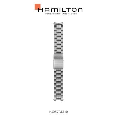 Hamilton Straps Bracelet en acier inoxydable Khaki Field - montre