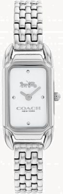 Coach Damenuhr Cadie | Edelstahlarmband | Weißes Zifferblatt 14504035