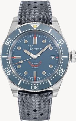 Squale 1545 Gris (40mm) Cadran gris / Montre caoutchouc Tropic Homage gris 1545GG.HTG