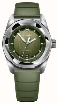Victorinox Orologio Concept One automatico (39 mm) con quadrante verde e cinturino in caucciù verde. 242058