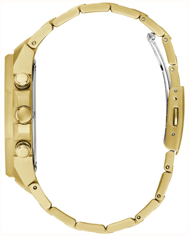 Guess Men's Blake Black Sunray Dial Gold-Tone Stainless Steel Bracelet GW1122G2 - alternative Ansicht 4