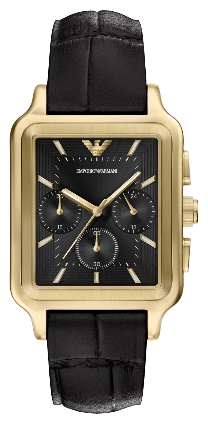 Emporio Armani Chronographe Diego (50 mm), cadran noir / montre