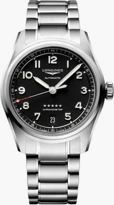 LONGINES Spirit Automatic Chronometer (37mm) Black Dial / Stainless Steel Bracelet L34104536