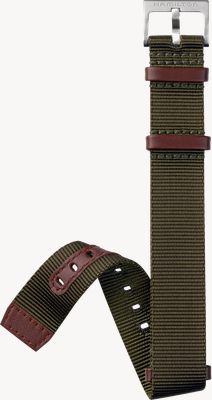 Hamilton Straps Pasek Nato zielony 20mm khaki polowy tylko do zegarka H690694102