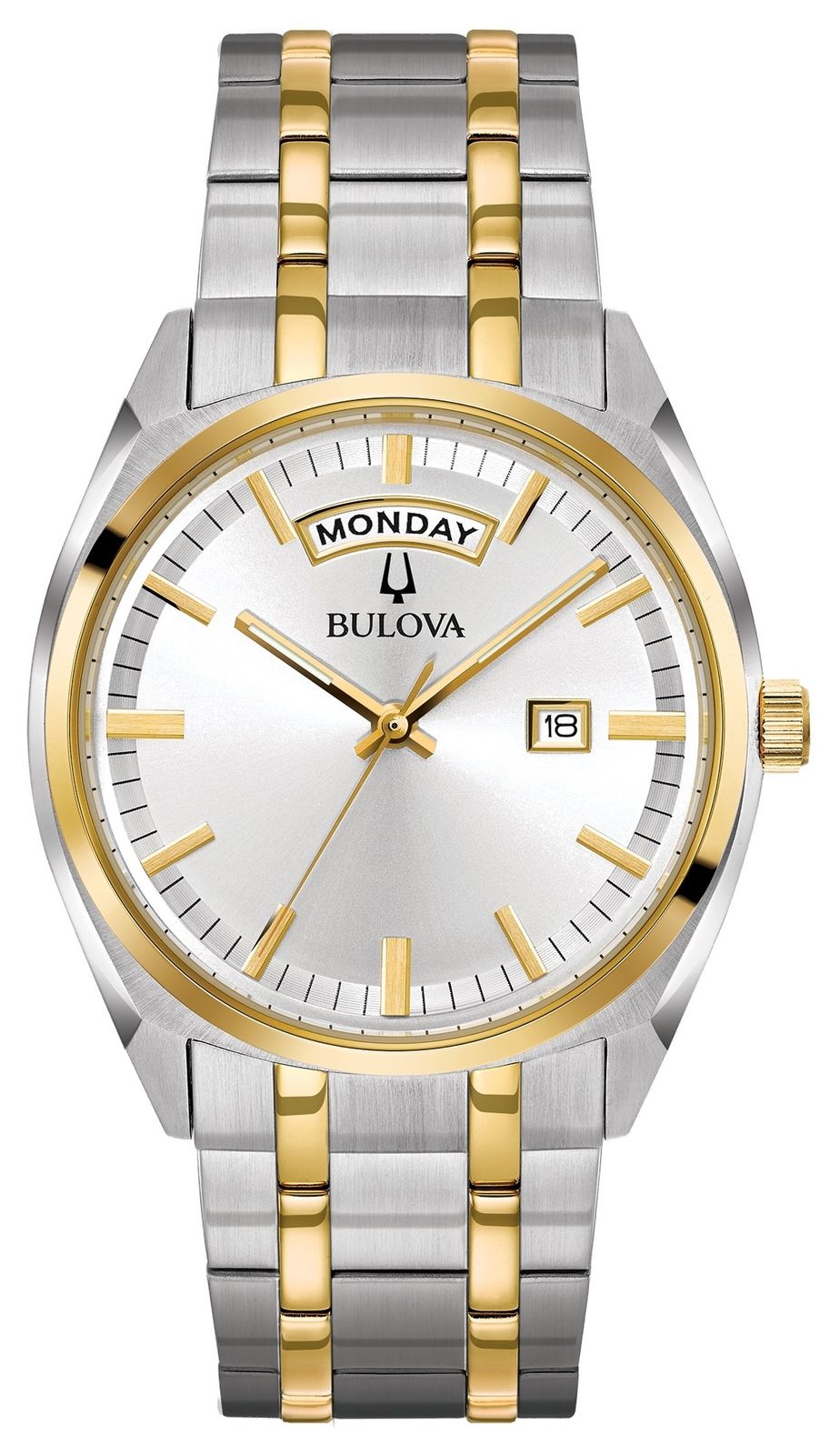 Bulova Bracelet classique en acier bicolore pour homme montre