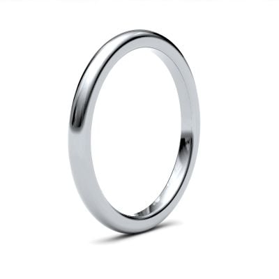 James Moore Wedding Rings | Platinum | 2mm | ExtraHeavy | Premium Court | AG_2GZP-PT