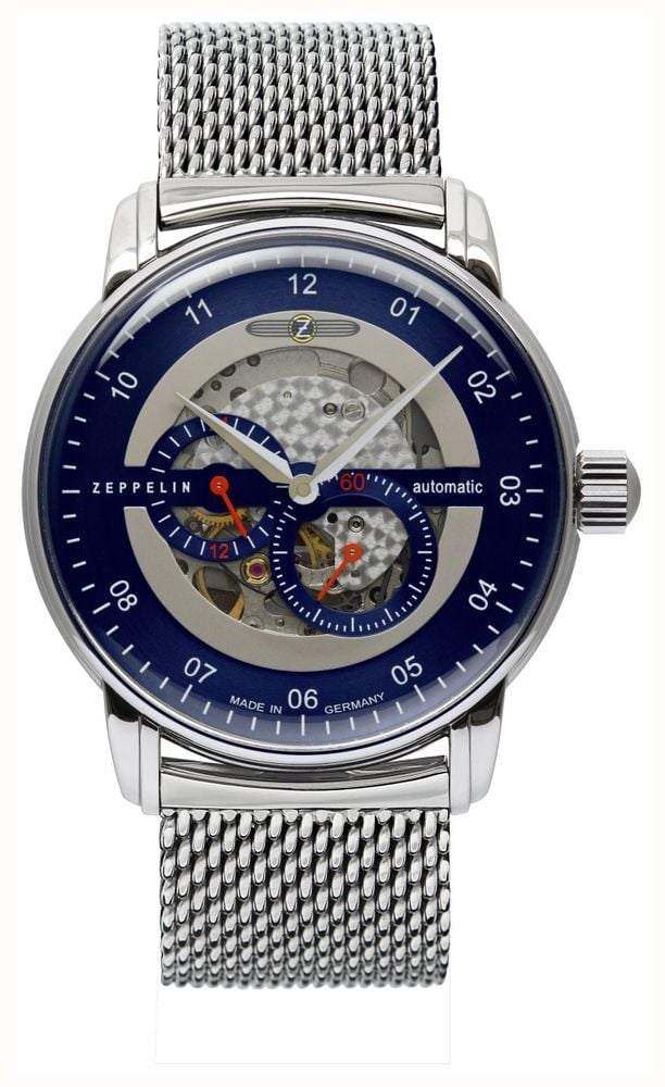 Zeppelin Captain's Line Small-Seconds Automatic (42mm) Blue Open