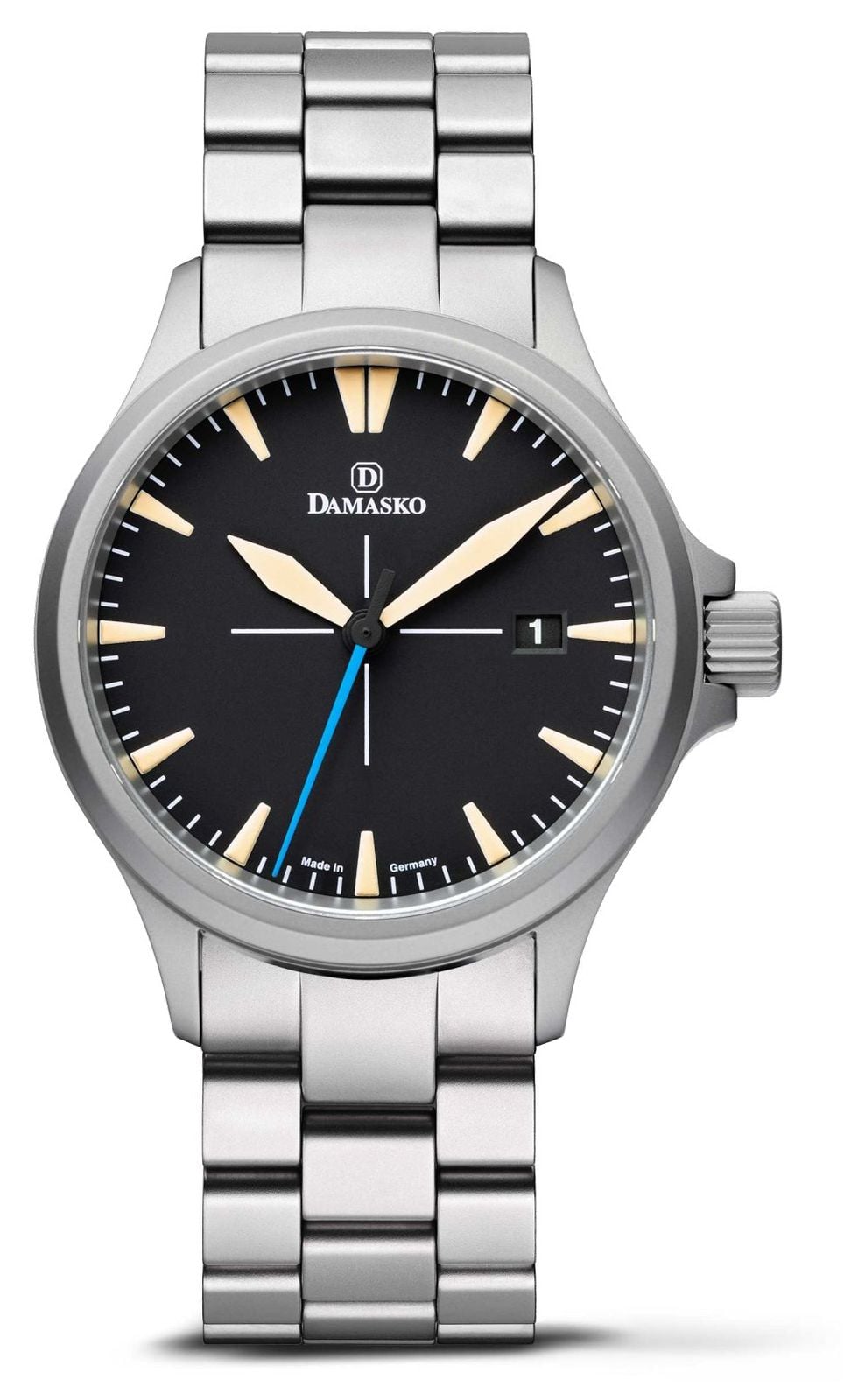 Damasko Bracelet en acier DK22 Submarine avec fermoir montre