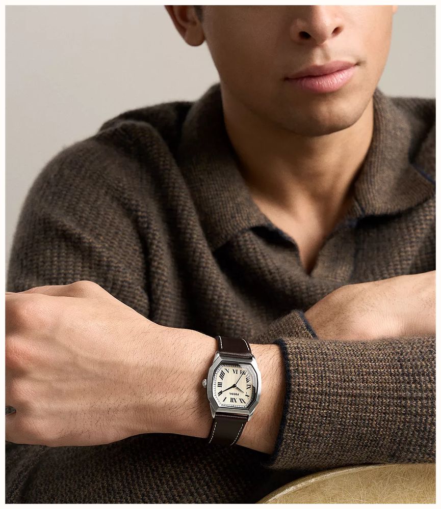 Fossil Harlow 33 mm Three-Hand Brown Leather FS6214 - alternate view 6