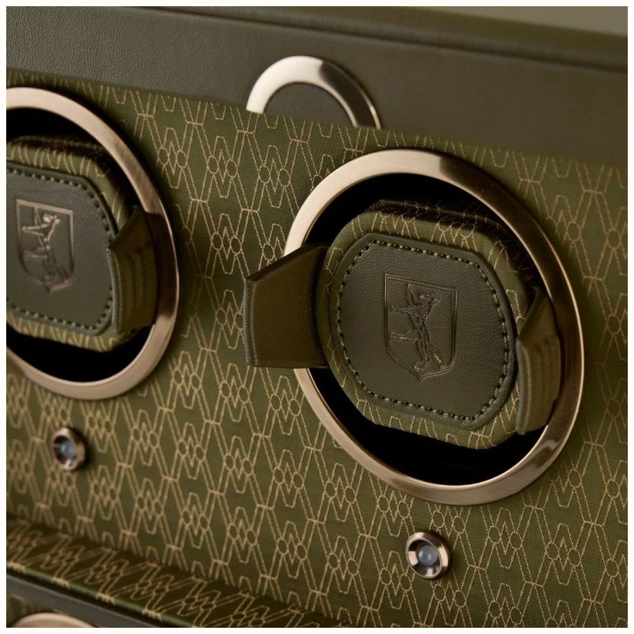 WOLF Wolf Earth 6 Piece Watch Winder in Olive 191641 - vista alternativa 4