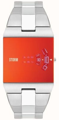STORM | novo relógio remi quadrado lazer vermelho | 47430/R