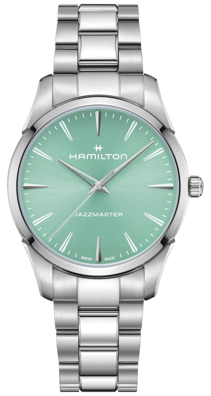 Hamilton Jazzmaster quartz (40 mm) cadran turquoise soleill montre
