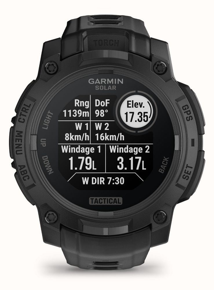 Garmin Instinct 3 - Tactical Edition Solar Outdoor GPS Smartwatch