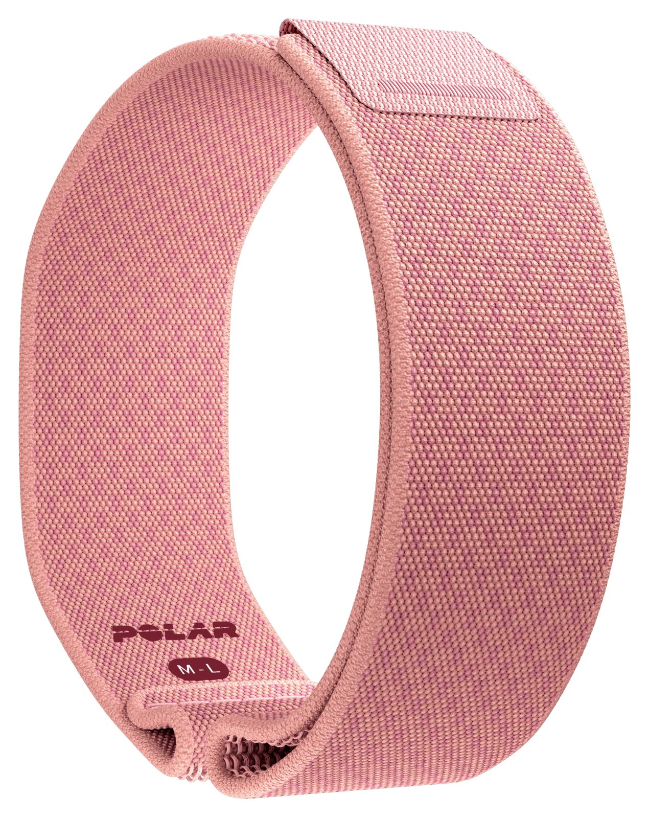 Polar Bracelet en tissu doux rose bouclÃ© (tailles S Ã  L montre