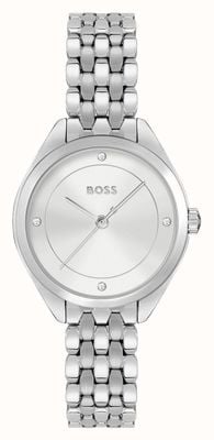 BOSS Mae (30 mm) cadran argenté / bracelet en acier inoxydable 1502722