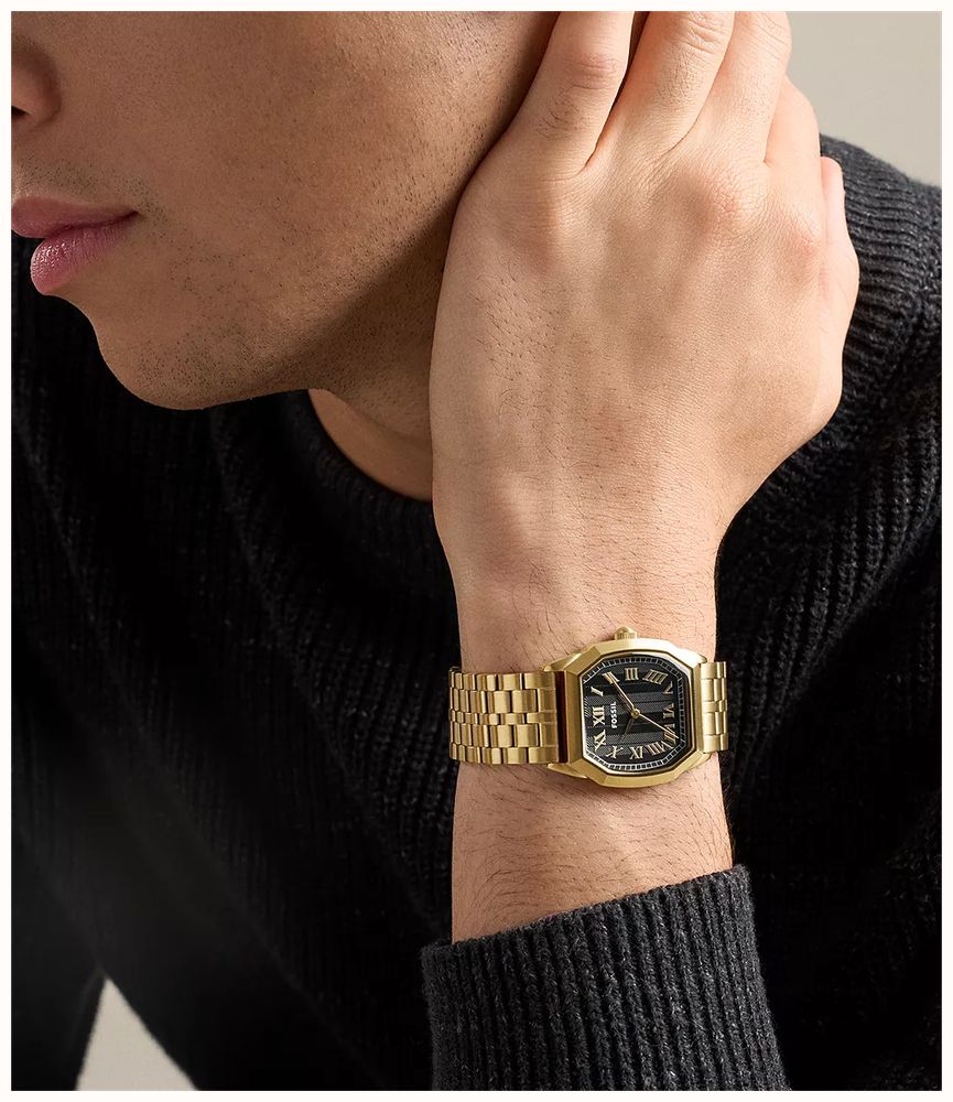 Fossil Harlow 33 mm Three-Hand Gold-Tone Stainless Steel FS6213 - vista alternativa 6