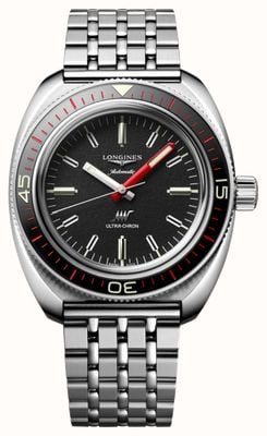 LONGINES Ultra-Chron Automatic Chronometer (43mm) Black Dial / Stainless Steel Bracelet L28364526