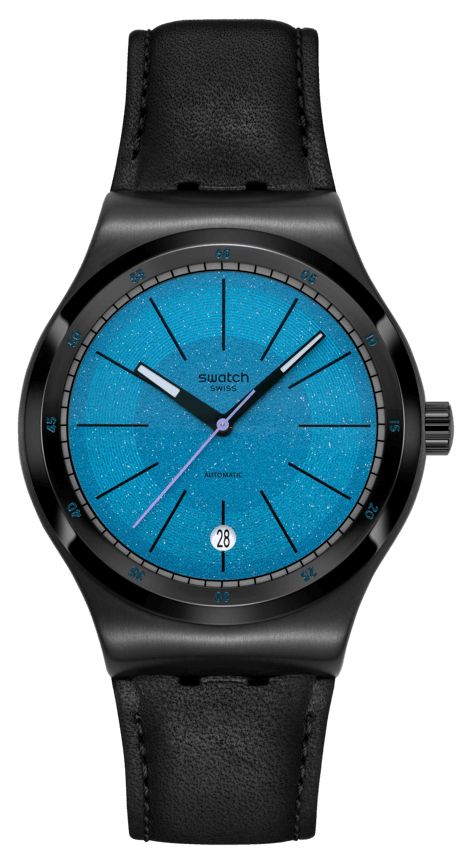 Swatch MÃ©canisme Blackcloak (42 mm), cadran Ã  effet montre