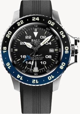 Ball Watch Company Ingegnere idrocarburo aerogmt sled driver (42 mm) cinturino in caucciù nero DG2018C-P17C-BK