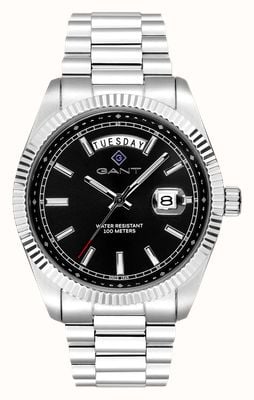 GANT Fairfax Day/Date Quartz (41mm) Black Dial / Stainless Steel Bracelet G189001
