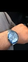 Customer picture of Accurist Cronógrafo de buceo para hombre (42 mm), esfera azul / brazalete de acero inoxidable 72004