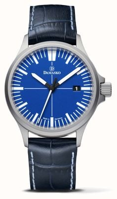 Damasko DK32 Ocean (39mm) Blue Dial / Dark Blue Leather Strap DK32/2 Ocean