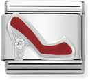Nomination Classic Red Stiletto Sterling Silver & Steel Enamel Charm 330305/10