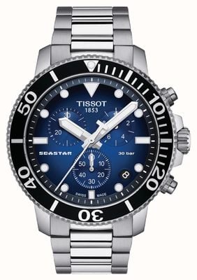 Tissot Seastar męska 30 bar 1000 chronograf T1204171104101