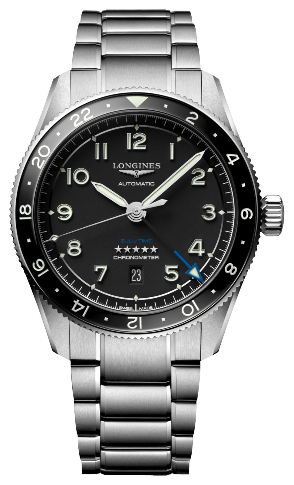 LONGINES automatique Spirit Zulu Time GMT (42 mm) montre