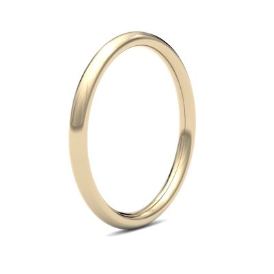 James Moore Wedding Ring | 18 karaat geelgoud | 2 mm | zwaar | maat traditioneel hof | ag_2lhc-18y AG_2LHC-18Y