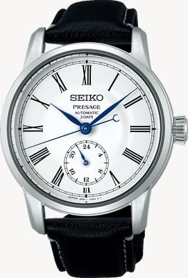 Seiko Presage vakmanschap in emaille met Romeinse cijfers SPB495J1