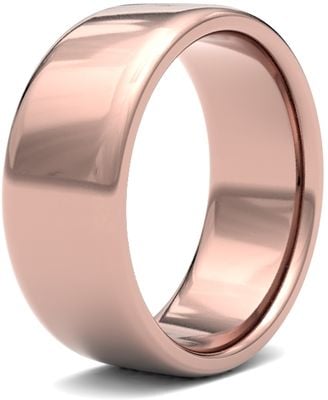 James Moore & Co | 9ct 玫瑰金 | 8毫米 | 中号 | 软球场尺寸 | ag_8lms-9r AG_8LMS-9R
